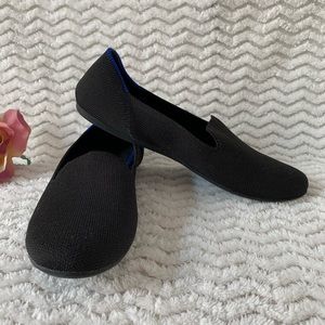 ROTHY'S Loafers Black/blue Round Toe Shoes Sz 8.5